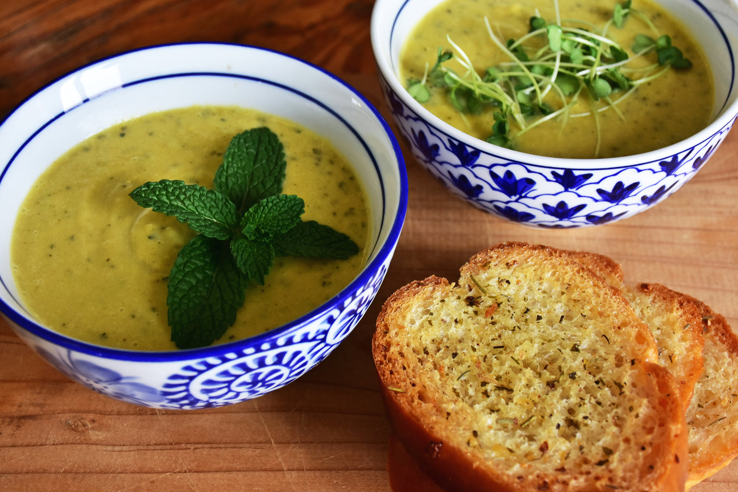 Cream of Courgette & Caramelised Onion Soup