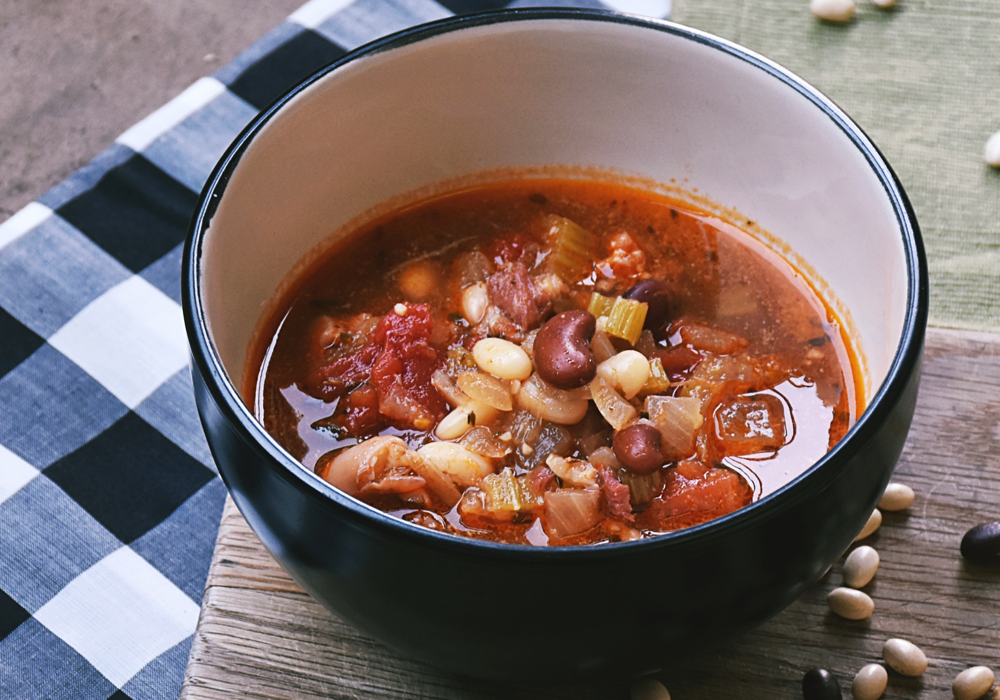 Farm-style Bacon & Bean Soup