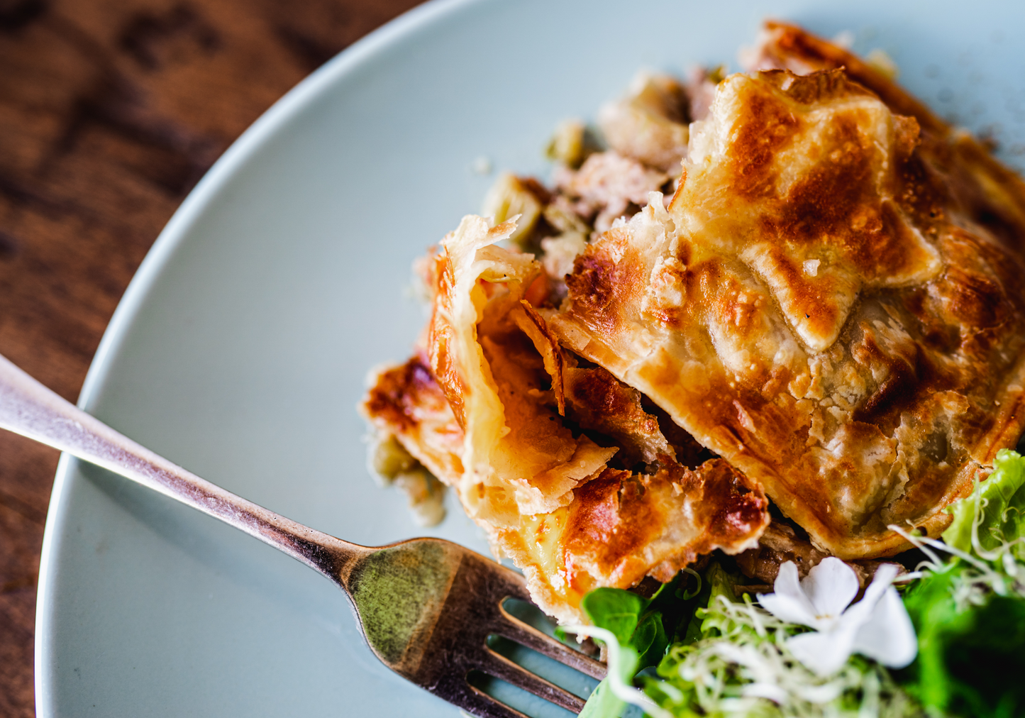 Family Style Roasted Pork & Leek Pie